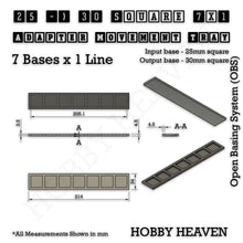 Load image into Gallery viewer, Square and Rectangle Movement Trays Adapters for Tabletop Games - ModelBricks