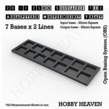 Load image into Gallery viewer, Square and Rectangle Movement Trays Adapters for Tabletop Games - ModelBricks