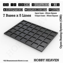 Load image into Gallery viewer, Square and Rectangle Movement Trays Adapters for Tabletop Games - ModelBricks