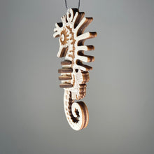Load image into Gallery viewer, Seahorse Bauble - Handmade Ornament by Curious Rabbit ® - ModelBricks