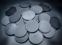 Load image into Gallery viewer, 80mm Round Plain Plastic Bases - ModelBricks