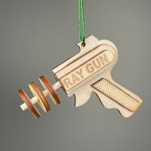 Load image into Gallery viewer, Ray Gun Bauble - Handmade Ornament By Curious Rabbit ® - ModelBricks
