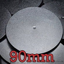 Load image into Gallery viewer, 90mm Round Plain Plastic Bases - ModelBricks