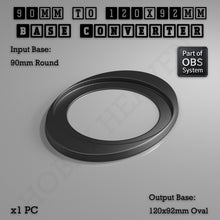 Load image into Gallery viewer, Round To Oval Bases Size Converters 3d Print Full Range - ModelBricks