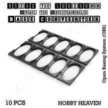 Load image into Gallery viewer, Wargaming Oval to Rectangle Base Converters โ Tabletop Games | 3D Printed Tabletop Accessories - ModelBricks