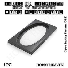 Load image into Gallery viewer, Wargaming Oval to Rectangle Base Converters โ Tabletop Games | 3D Printed Tabletop Accessories - ModelBricks