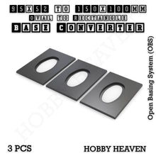 Load image into Gallery viewer, Wargaming Oval to Rectangle Base Converters โ Tabletop Games | 3D Printed Tabletop Accessories - ModelBricks