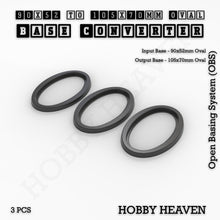Load image into Gallery viewer, Oval To Oval Bases Size Converters 3d Print Full Range - ModelBricks