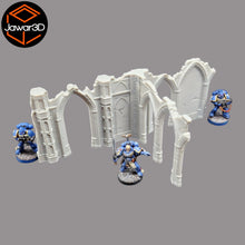 Load image into Gallery viewer, Gothic Ruins #1 - 28mm Wargaming Scatter Terrain Scenery Tabletop Miniature - ModelBricks