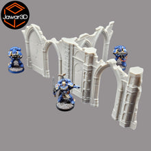 Load image into Gallery viewer, Gothic Ruins #1 - 28mm Wargaming Scatter Terrain Scenery Tabletop Miniature - ModelBricks
