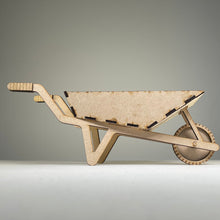 Load image into Gallery viewer, Wheelbarrow Planter - Pre-Built Model by Curious Rabbit ® - ModelBricks