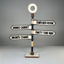 Load image into Gallery viewer, Traditional Direction Sign - Handmade Ornament by Curious Rabbit ® - ModelBricks
