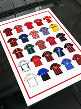 Load image into Gallery viewer, Bournemouth Retro Shirts Football Print