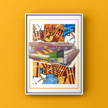 Load image into Gallery viewer, Bradford Kit Collage Retro Shirts & Stadium Football Print - ModelBricks