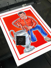 Load image into Gallery viewer, Brian Clough European Champion Football Print