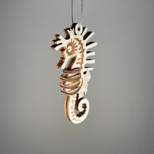 Load image into Gallery viewer, Seahorse Bauble - Handmade Ornament by Curious Rabbit ® - ModelBricks