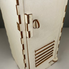 Load image into Gallery viewer, School Locker - Flatpack Model Kit By Curious Rabbit ® - ModelBricks