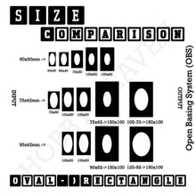 Load image into Gallery viewer, Wargaming Oval to Rectangle Base Converters โ Tabletop Games | 3D Printed Tabletop Accessories - ModelBricks