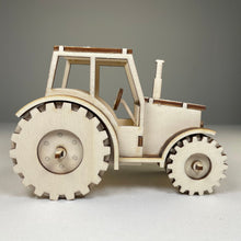 Load image into Gallery viewer, Tractor Puzzle - Pre-Built Model by Curious Rabbit ® - ModelBricks