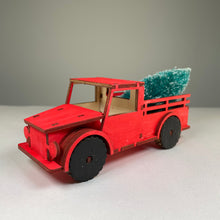 Load image into Gallery viewer, Truck with Christmas Tree - Pre-Built Model by Curious Rabbit ® - ModelBricks