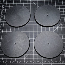 Load image into Gallery viewer, 90mm Round Plain Plastic Bases - ModelBricks