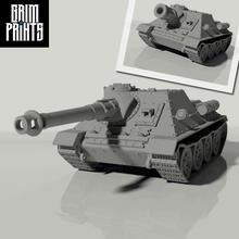 Load image into Gallery viewer, Grim SU-100 Tank Destroyer / SU-122 Assault Gun