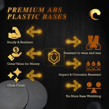 Load image into Gallery viewer, 90mm Round Plain Plastic Bases - ModelBricks