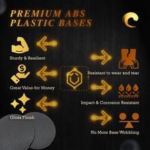 Load image into Gallery viewer, 80mm Round Plain Plastic Bases - ModelBricks