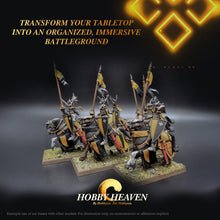 Load image into Gallery viewer, 60x30mm Rectangle Bases for Tabletop Games | Premium Wargaming Cavalry Bases - ModelBricks