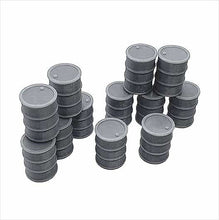 Load image into Gallery viewer, O Scale Ready to Paint 45-Gallon Oil Drum (12 pack) - ModelBricks