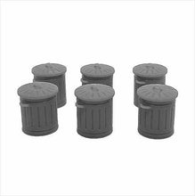 Load image into Gallery viewer, O Scale Ready to Paint Galvanised Metal Bin - ModelBricks