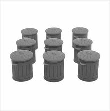 Load image into Gallery viewer, O Scale Ready to Paint Galvanised Metal Bin - ModelBricks