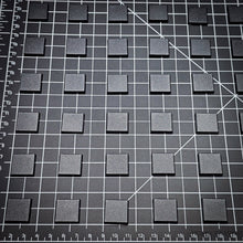Load image into Gallery viewer, 20mm Square Plain Plastic Bases for Wargaming Miniatures - ModelBricks