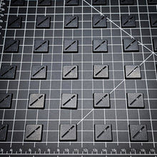 Load image into Gallery viewer, 20mm Square Slotted Plastic Bases - ModelBricks