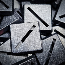 Load image into Gallery viewer, 20mm Square Slotted Plastic Bases - ModelBricks