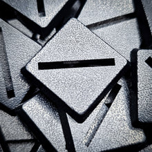 Load image into Gallery viewer, 20mm Square Slotted Plastic Bases - ModelBricks