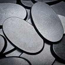 Load image into Gallery viewer, 60x35mm Oval Plain Plastic Bases - ModelBricks