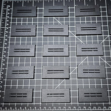 Load image into Gallery viewer, 60x30mm Rectangle Slotted Plastic Bases - ModelBricks