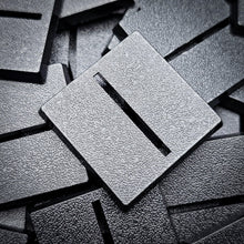Load image into Gallery viewer, 30mm Square Parallel Slotted Plastic Bases - ModelBricks
