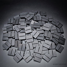 Load image into Gallery viewer, 30mm Square Parallel Slotted Plastic Bases - ModelBricks