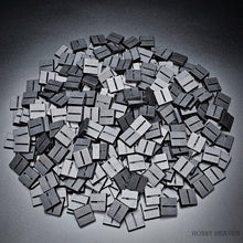 Load image into Gallery viewer, 20mm Square Parallel Slotted Plastic Bases - ModelBricks