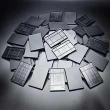Load image into Gallery viewer, 50x75mm | 75x50mm Rectangular Plain Plastic Bases | Versatile Miniature Stands - ModelBricks
