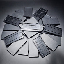 Load image into Gallery viewer, 100x50mm | 50x100mm Rectangular Plain Plastic Bases | Versatile Miniature Stands - ModelBricks
