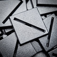 Load image into Gallery viewer, 25mm Square Diagonal Slotted Plastic Bases - ModelBricks