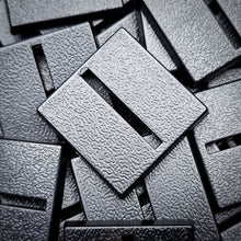 Load image into Gallery viewer, 25mm Square Parallel Slotted Plastic Bases - ModelBricks
