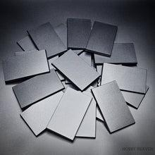Load image into Gallery viewer, 100x60mm Rectangular Plain Plastic Bases - ModelBricks