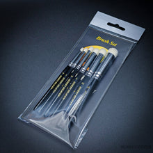 Load image into Gallery viewer, Hobby Heaven 6-Piece Dry Brush Set – XS to XXL Miniature Painting Brushes - ModelBricks