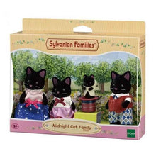 Load image into Gallery viewer, Sylvanian Families Midnight Cat Family