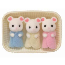 Load image into Gallery viewer, Sylvanian Families Marshmallow Mouse Triplets - ModelBricks