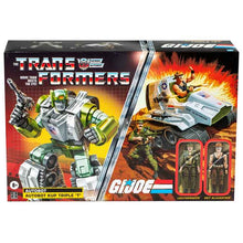 Load image into Gallery viewer, G.I. Joe x Transformers Collaborative Kup Triple T with Sgt. Slaughter and Leatherneck Action Figures - ModelBricks